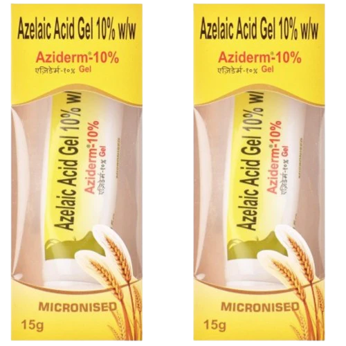 Aziderm 10% gel, 15gm
