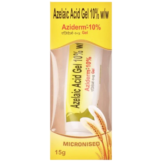 Aziderm 10% gel, 15gm