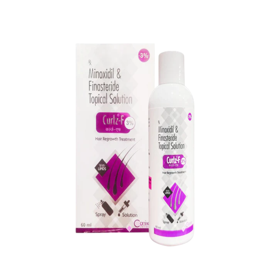 Curlz-F 3% Topical Solution 60ml