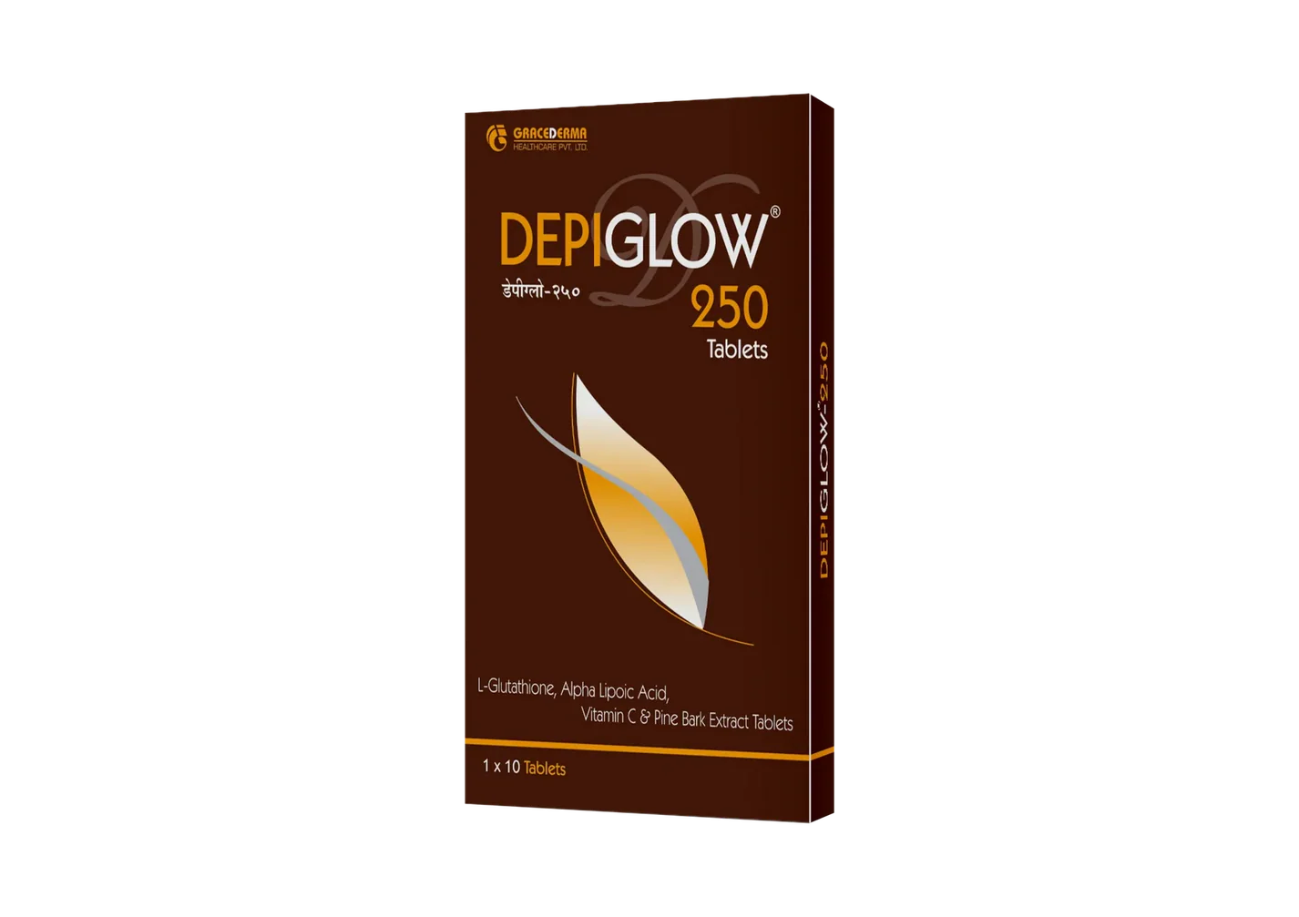 Depiglow 250 tablet glutathione tab, 10Tab