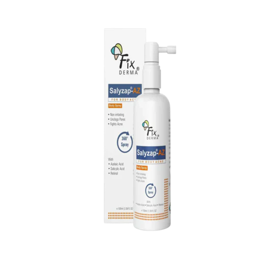 Salyzap-AZ Body Acne Treatment spray For Acne, 100ml