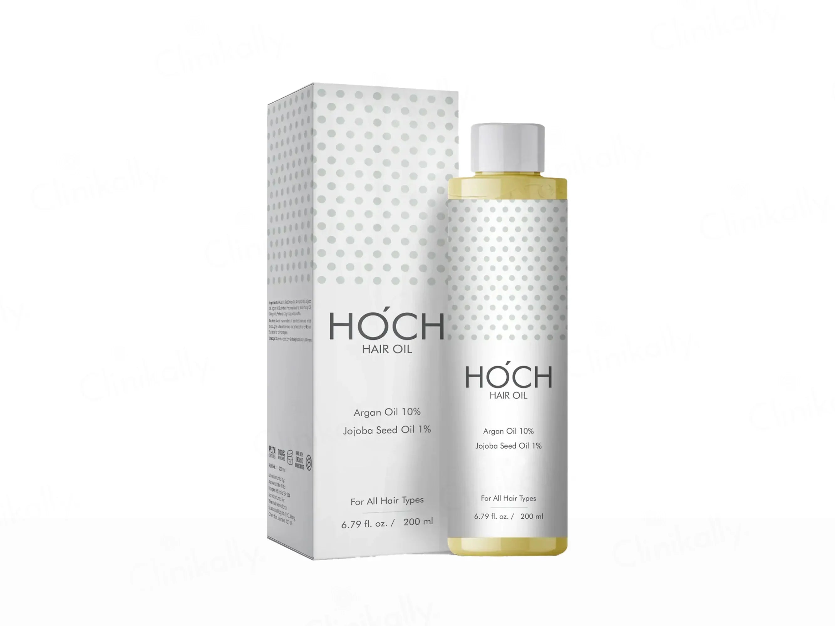 Hoch Argan & Jojoba Seed Hair Oil 200ml