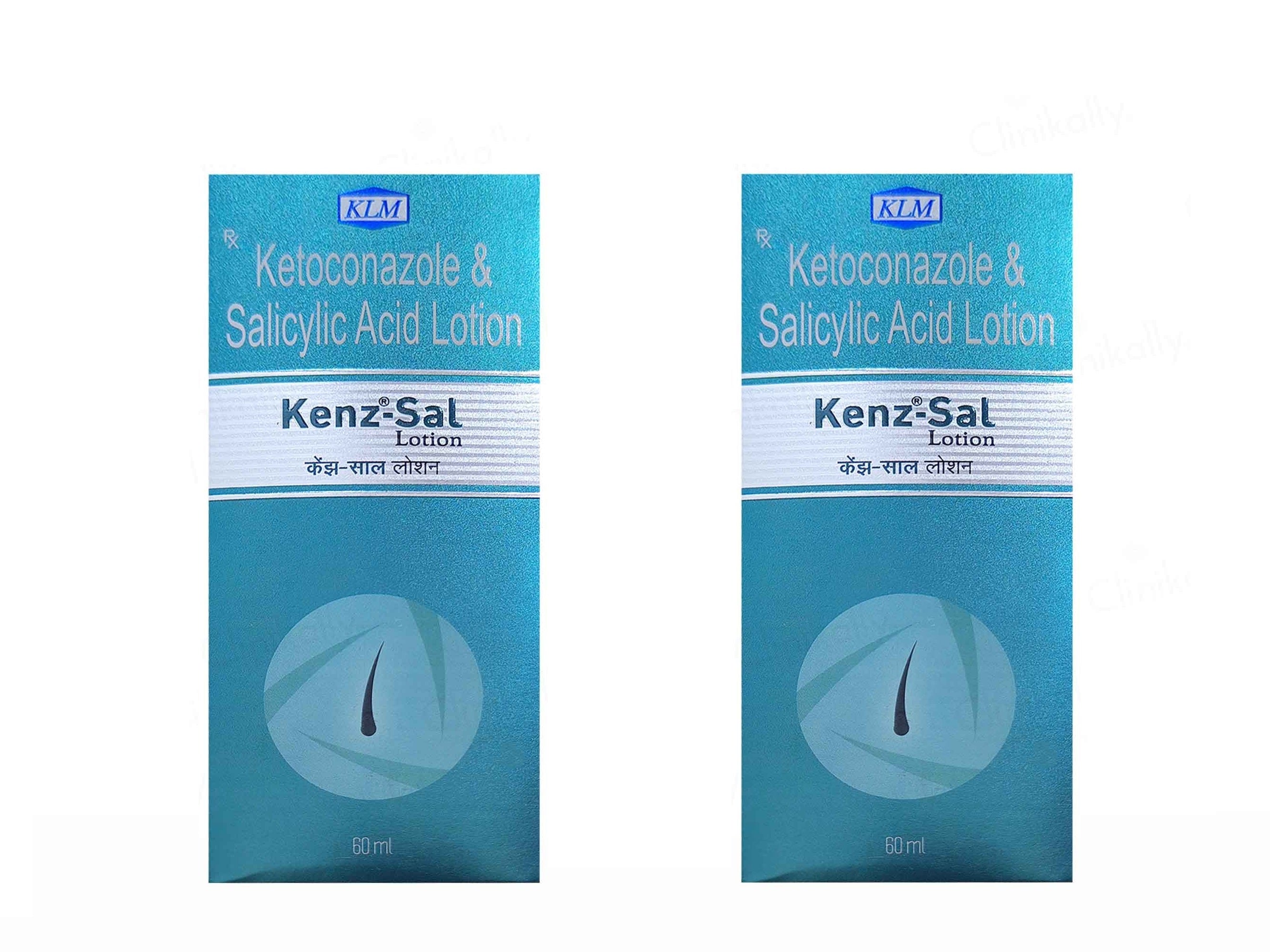 Kenz-Sal Scalp Lotion 60ml, PACK OF 2