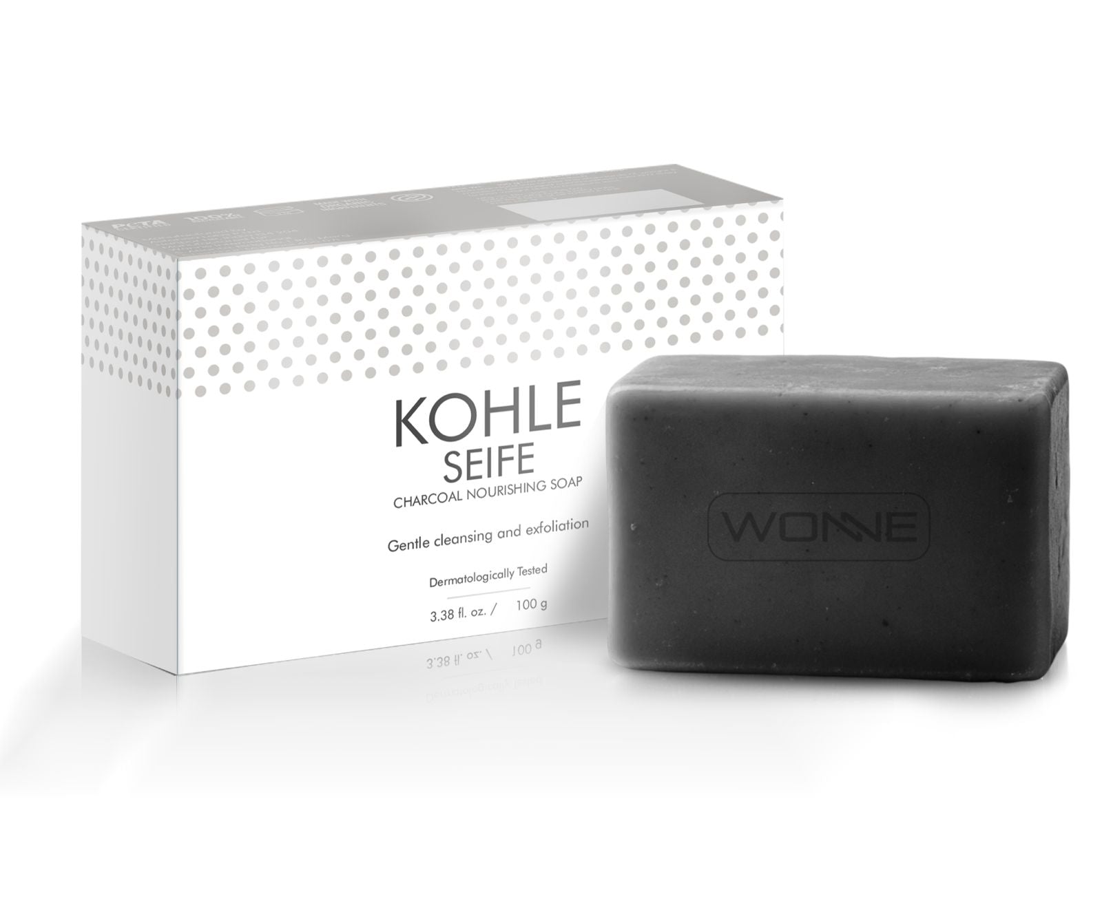 Kohle Seife Charcoal nourishing Saop 100gm