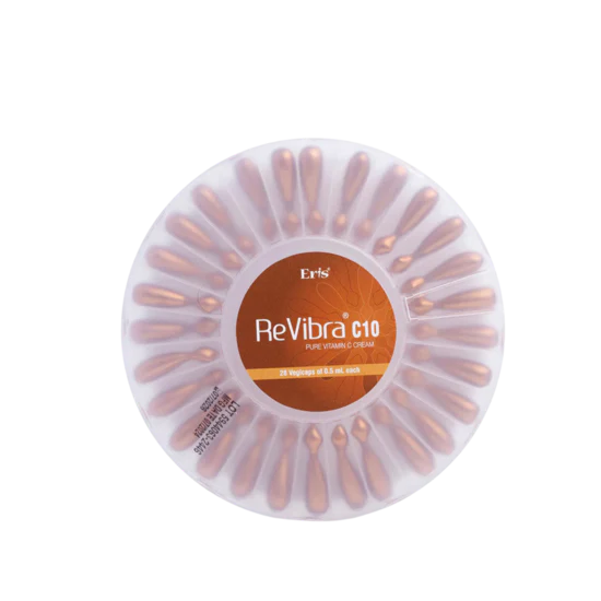 Revibra C10 Pure Vitamin C Cream, 28 Vegicaps of 0.5 ml each
