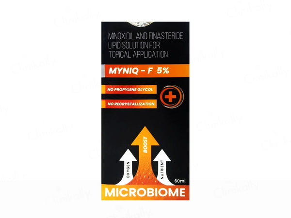 Myn-IQ F 5% Hair Growth Topical Solution, 60ml