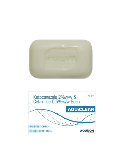 AQUICLEAR SOAP 75gm, pack of 3