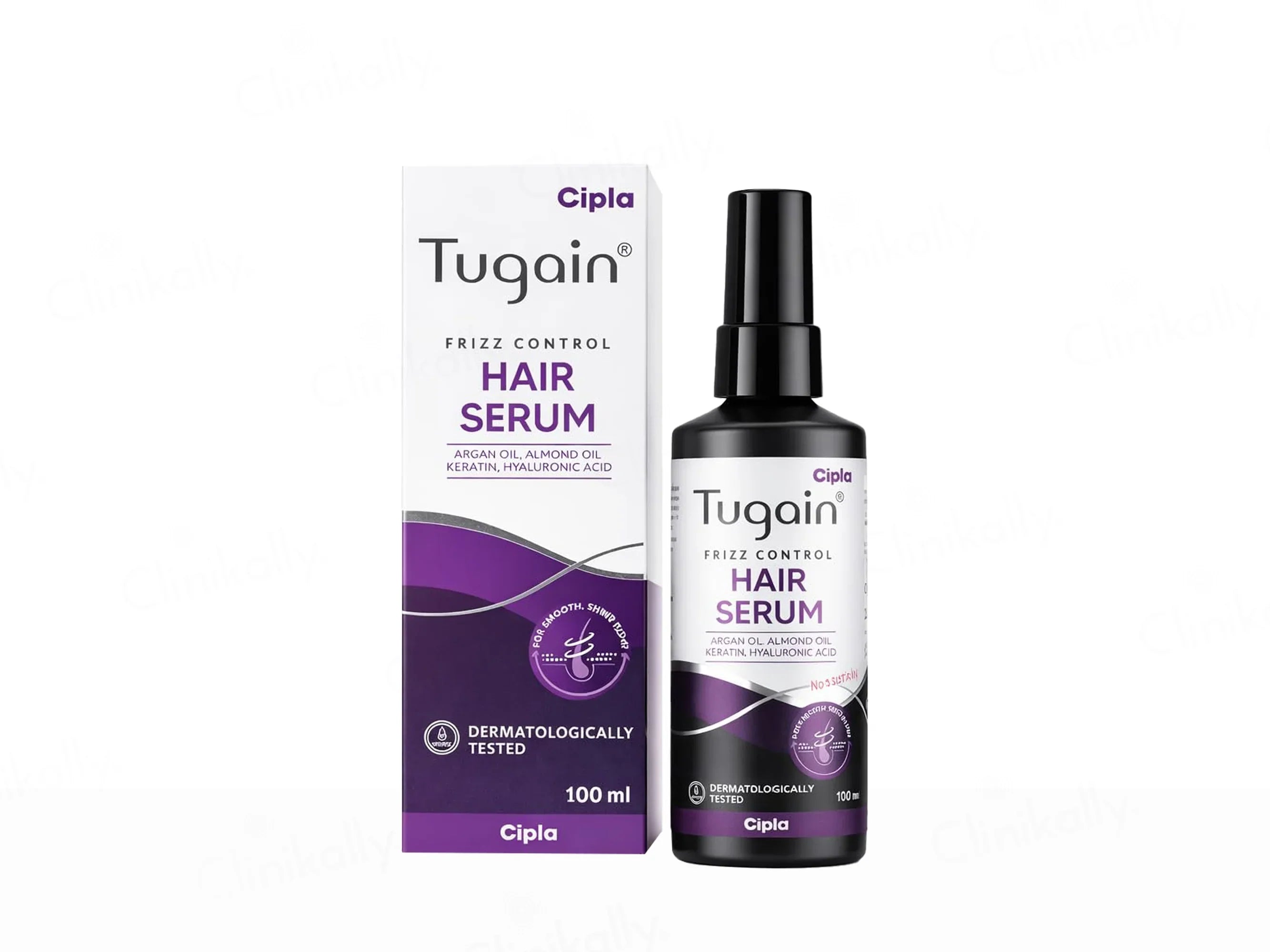 Tugain Frizz Control Hair Serum, 100ml