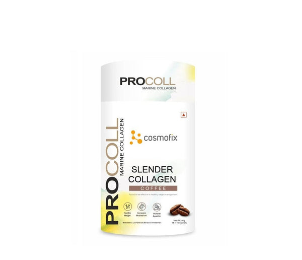 Cosmofix Procoll Slender Marine Collagen 15 x 16 gm - Coffee Flavour